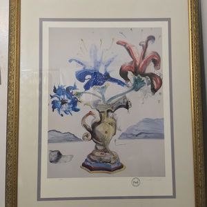 Salvador Dalí “ Vase Of Flowers “ Limited Edition